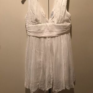 White low cut TOBI dress